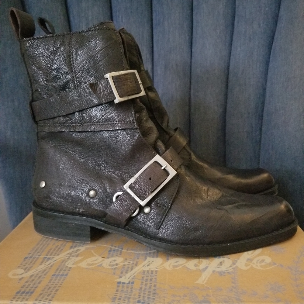 Free People Moto Boot Sz8/38